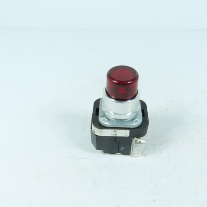 Allen-Bradley 800T-PTH16R 120V Momentary Contact Push Switch Illuminated Red