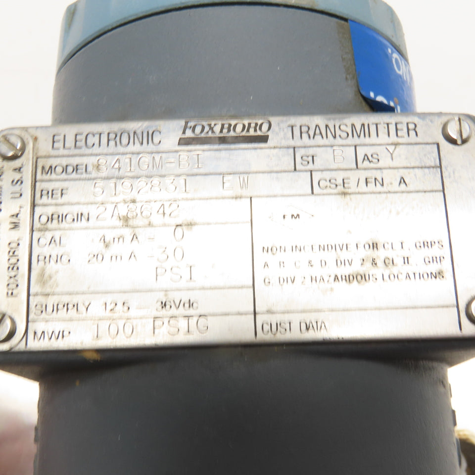 Ametek 841GM-BI 5C-3-150 3" Class 150 Stainless Steel Pressure Transmitter