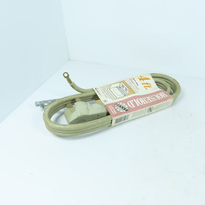 Coleman Cable 09014 Heavy Duty Range Cord 50A 4ft 125/250V