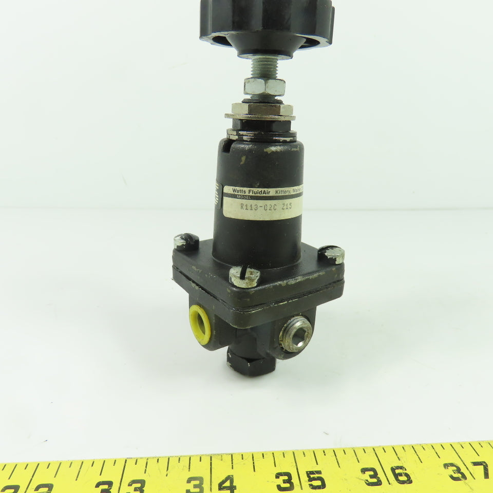 Watts FluidAir R113-02C Z15 Pneumatic Pressure Regulator 125PSI Max Supp. 300PSI