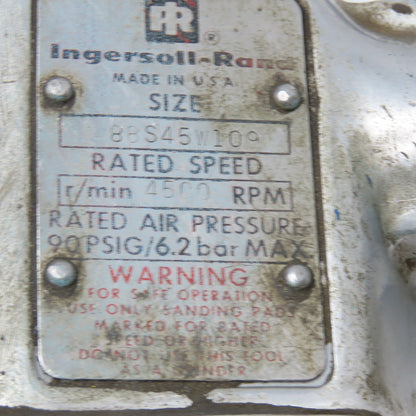 Ingersoll Rand 88S45W109 Pro Series Air Sander 4500RPM 5/8" Arbor 1/2" NPT