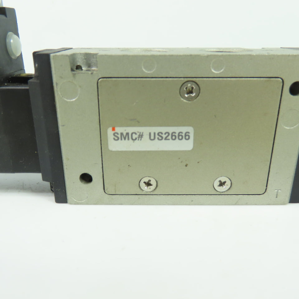 SMC US2666 Double Solenoid Air Valve 24VDC 5-Port