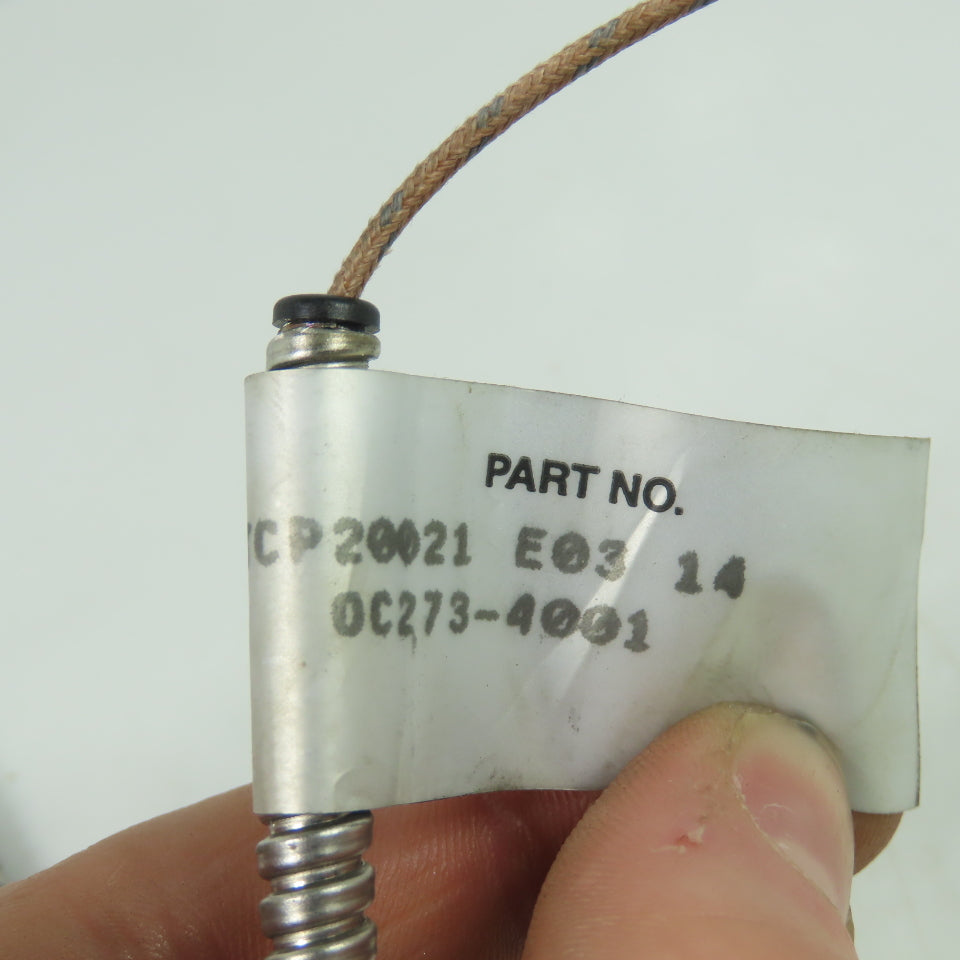 Tempco 0C273-4001 CP20021 E03 14 Flexible Armored Thermocouple Probe 0C273-4001
