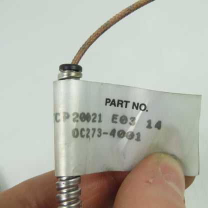 Tempco 0C273-4001 CP20021 E03 14 Flexible Armored Thermocouple Probe 0C273-4001
