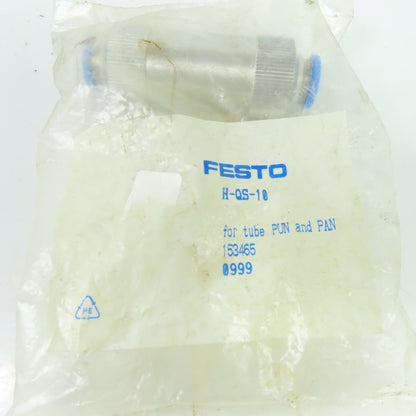 Festo H-QS-10 Non-Return Check Valve NEW