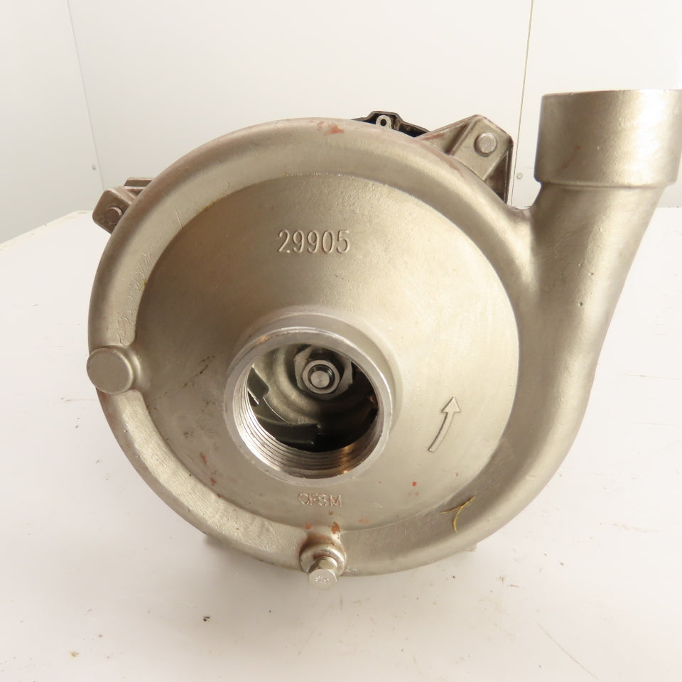 MP Pumps 29905 1-1/2HP Stainless Centrifugal Pump 208-230/460V 3Ph 1" x 1-1/2"