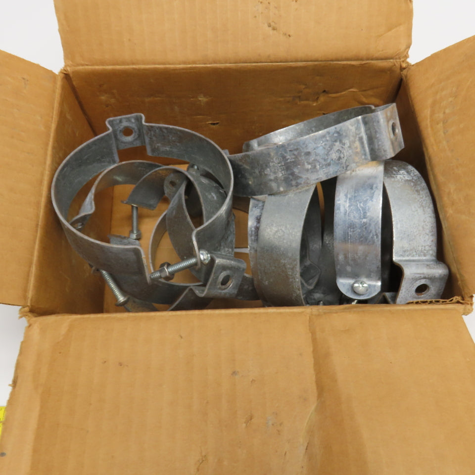 Steel City 6H9-B 4" Rigid Conduit Galvanized Steel Hanger Lot Of 10
