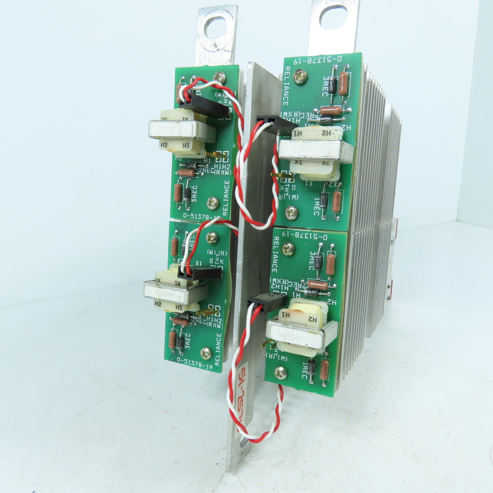 Reliance 0-51378-19 608881-31A SCR Rectifier Power W/ Heatsink & Gate Boards