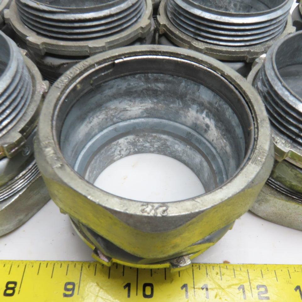 Halex 2-1/2" Rigid IMC EMT Conduit Compression Box Connector Lot Of 11