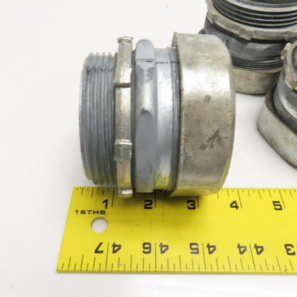 Halex 2-1/2" Rigid IMC EMT Conduit Compression Box Connector Lot Of 11