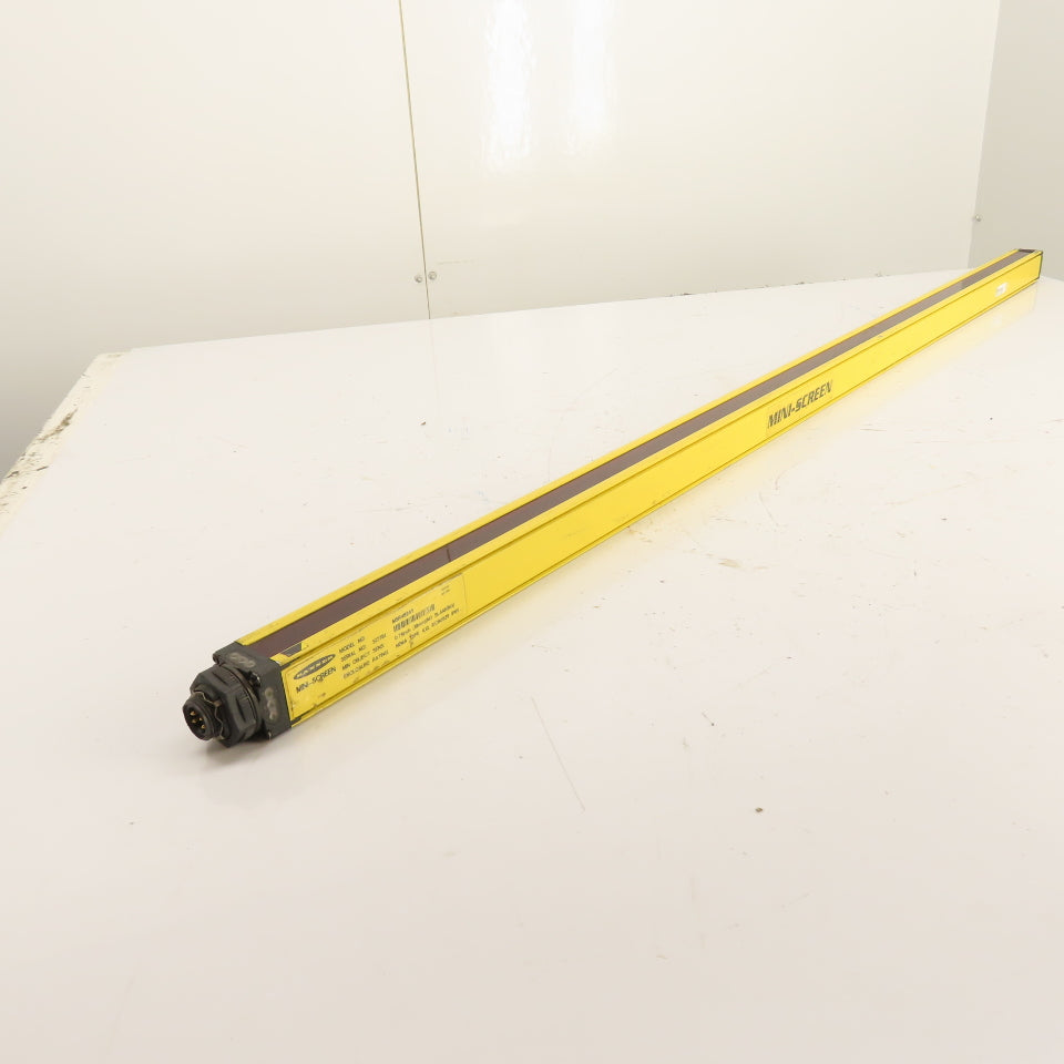 Banner MSR4824Y Mini-Screen 48" Safety Light Curtain Receiver 0.75in Sens