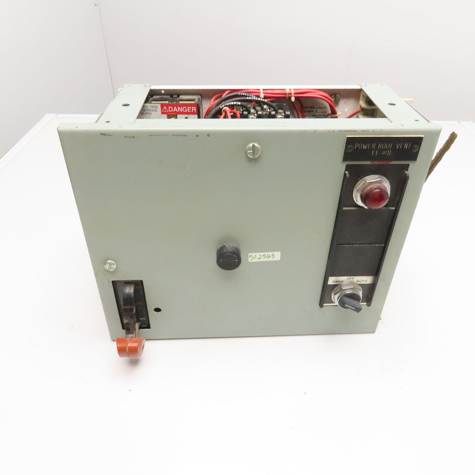 GE FVNR Model 8000 5Hp Size 1 3Ph 250V MCC Bucket Starter