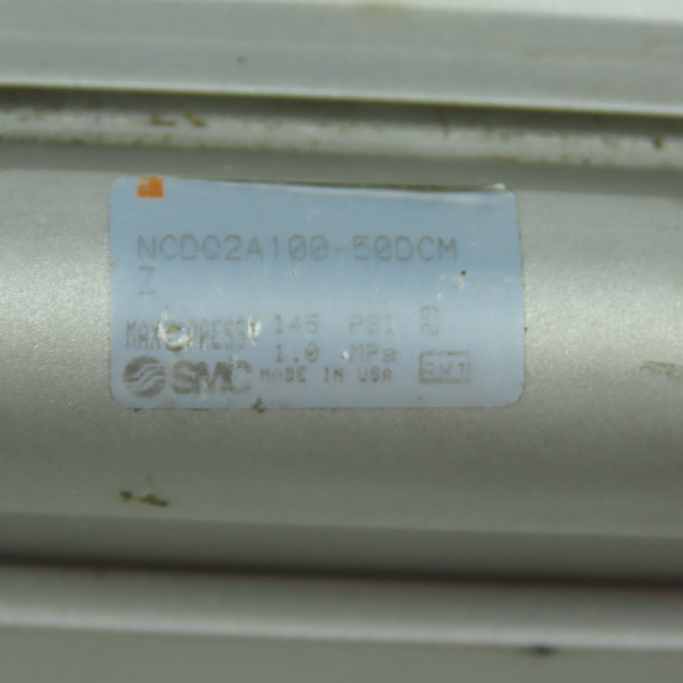 SMC NCDQ2A100-50DCM Compact Air Cylinder Double Acting 100mm Bore 50mm Stroke