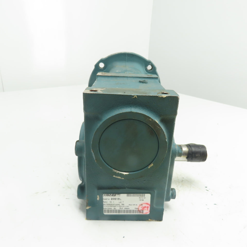 Dodge Tigear 20S15L 15:1 Ratio Gear Reducer 790 lb-in Torque 116.66RPM Output
