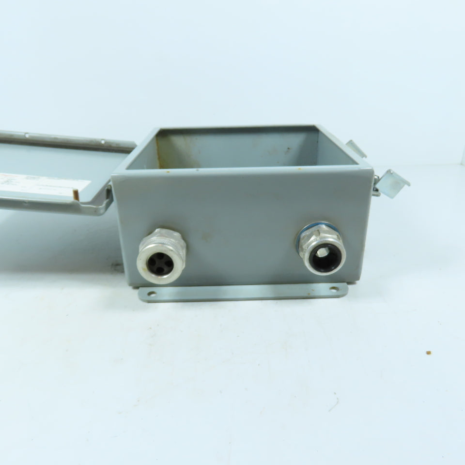 Hoffman A808CH Type 12 13 Cutout Box Junction Enclosure 8x8x4 Hinged