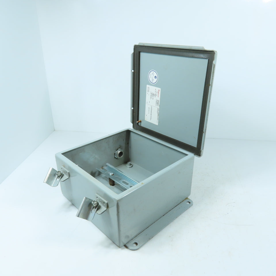 Hoffman A808CH Type 12 13 Cutout Box Junction Enclosure 8x8x4 Hinged