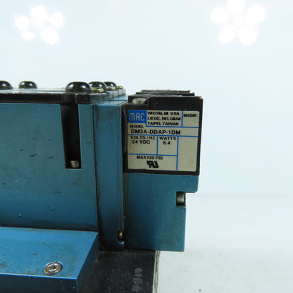 MAC 92B-FAF-000-DM-DDAP-1DM MAC 92B Series 3-Valve Pneumatic Manifold 24VDC