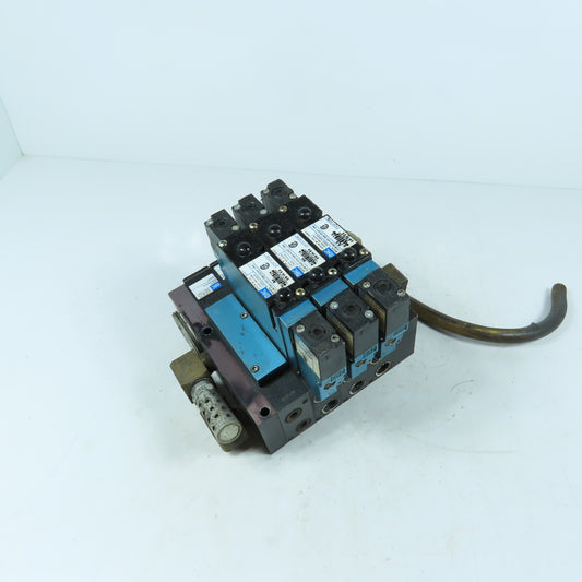 MAC 92B-FAF-000-DM-DDAP-1DM MAC 92B Series 3-Valve Pneumatic Manifold 24VDC
