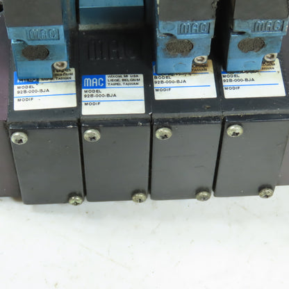 MAC 92B-FAF-000-DM-DDAP-1DM 3-Station Pneumatic Valve Manifold & Base 24VDC