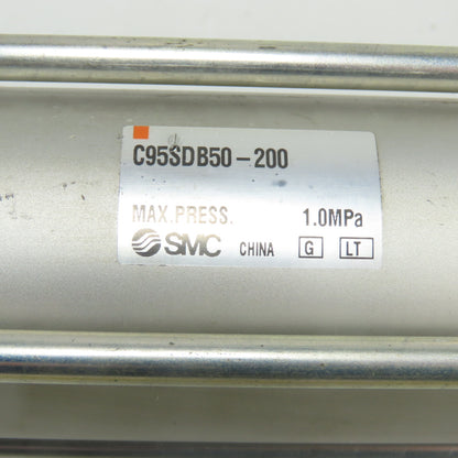 SMC C95SDB50-200 ISO Tie-Rod Air Cylinder 1.0MPa 50mm Bore 200mm Stroke