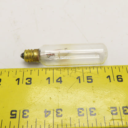 Sylvania 15W T6 Clear 125-130V Tubular Light Bulb Lot Of 10