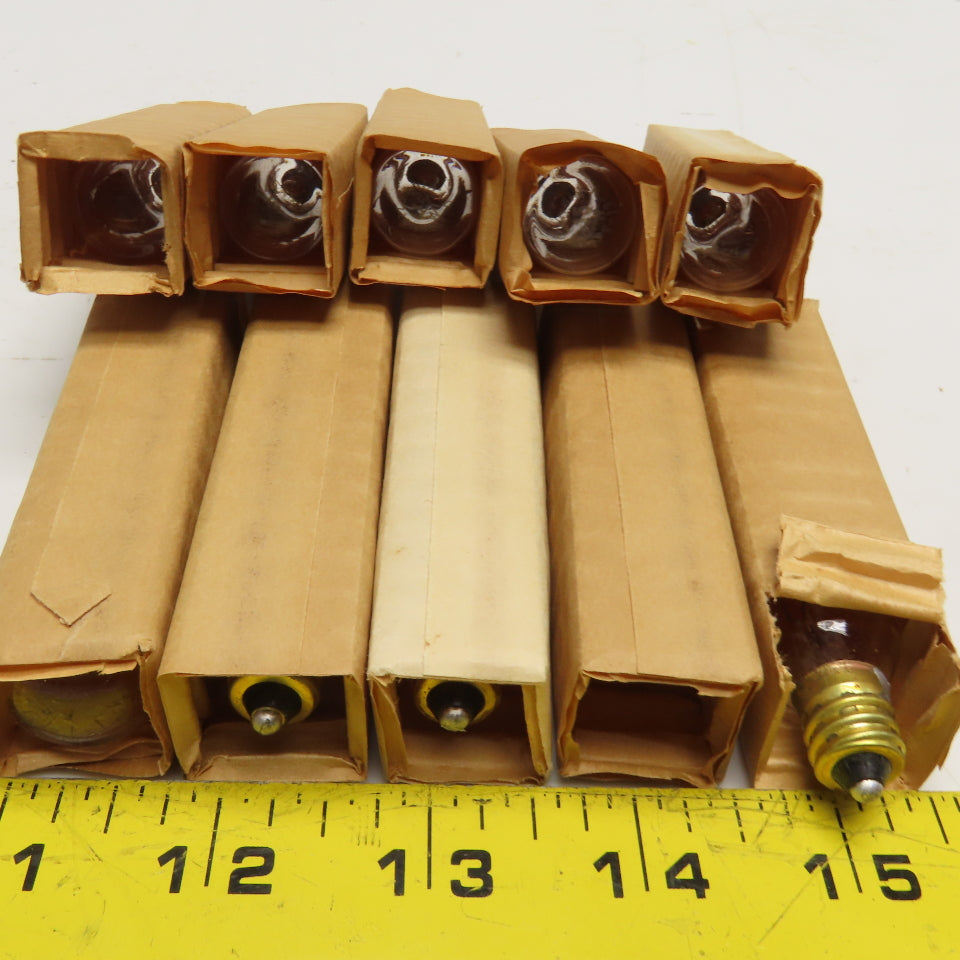 Sylvania 15W T6 Clear 125-130V Tubular Light Bulb Lot Of 10