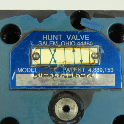 Hunt Valve C0-34211S-24 5/2 Position Directional Control Valve Block
