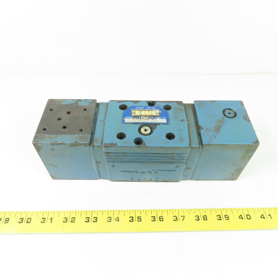 Hunt Valve C0-34211S-24 5/2 Position Directional Control Valve Block