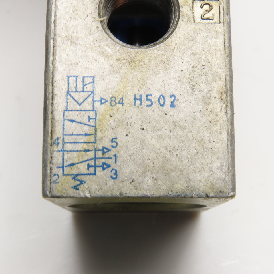 Festo MVH-5-1/4 114899 5/2 Position Pneumatic Solenoid Valve 20.4-26.4VDC Coil