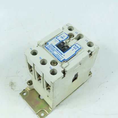 Eaton Cutler-Hammer CN15DN3 NEMA Size 1 Contactor 27A 3-Pole 120V Coil Series A1