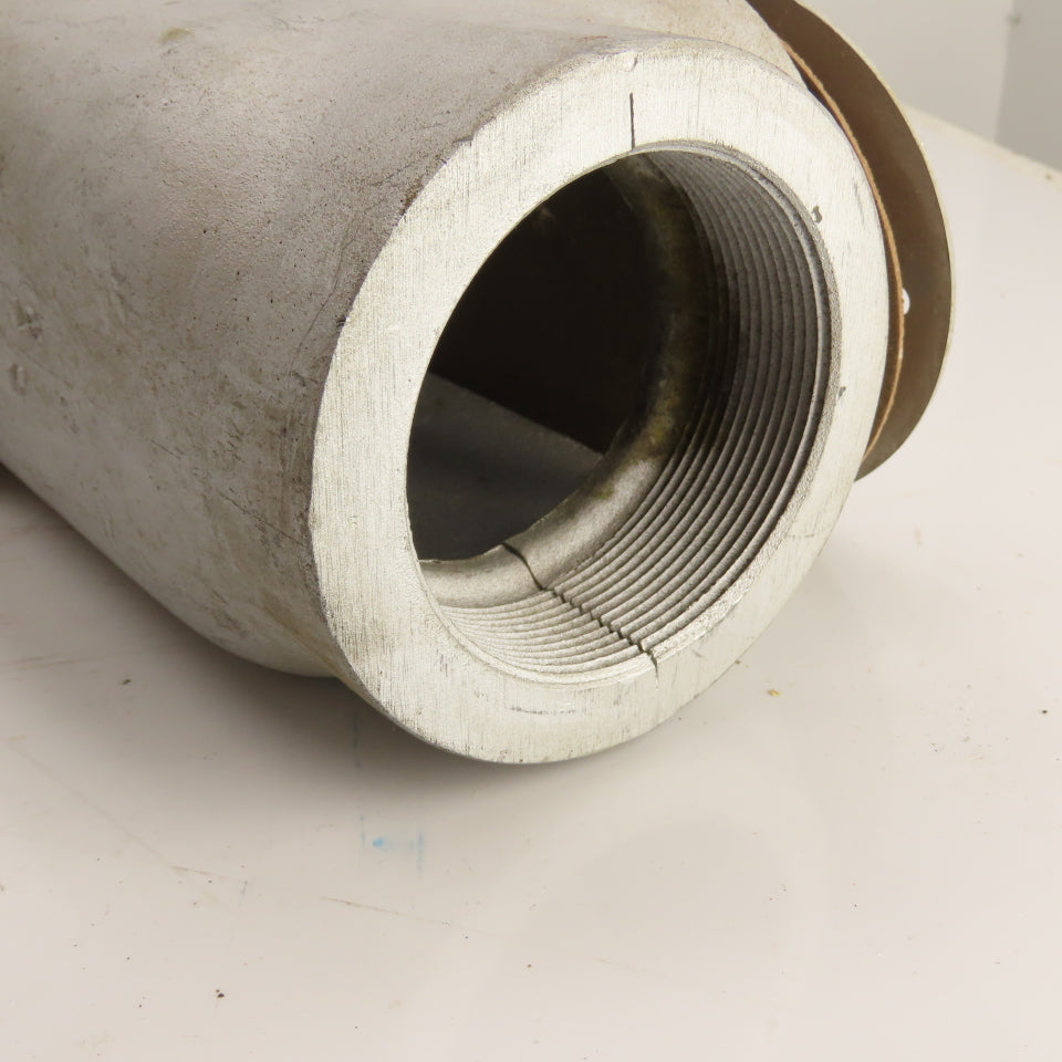 Arlington 3-1/2" Aluminum LB Conduit Body Threaded Rigid with Cover