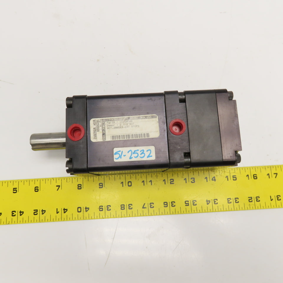 Tol-O-Matic 18250008 280° Pneumatic Rotary Vane Actuator 2-1/2" Bore