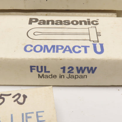 Panasonic FUL12WW FUL12T6 Compact Fluorescent U Lamp Lot Of 12