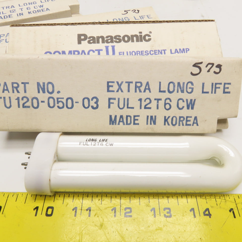 Panasonic FUL12WW FUL12T6 Compact Fluorescent U Lamp Lot Of 12