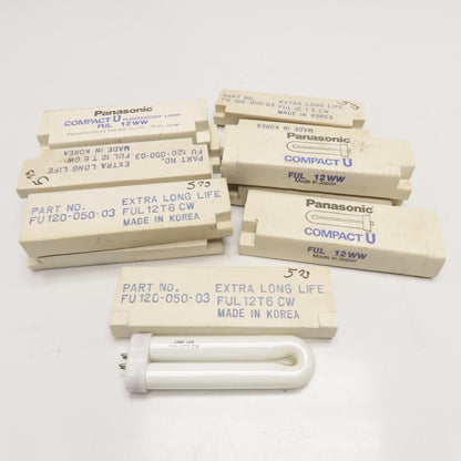 Panasonic FUL12WW FUL12T6 Compact Fluorescent U Lamp Lot Of 12