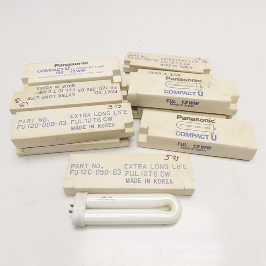 Panasonic FUL12WW FUL12T6 Compact Fluorescent U Lamp Lot Of 12