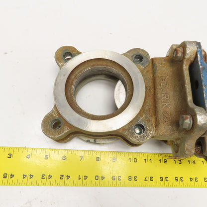 DeZurik 9259809 Fig 825 3" Stainless Steel Knife Gate Valve 150CWB 450°F