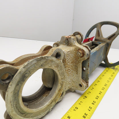DeZurik 9259809 Fig 825 3" Stainless Steel Knife Gate Valve 150CWB 450°F