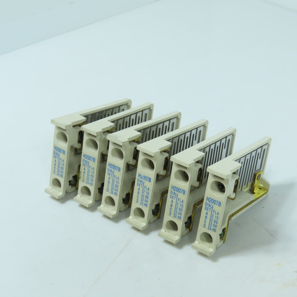 Cutler Hammer H2007B Motor Logic Solid State Overload Relay Heater Element Lot/6