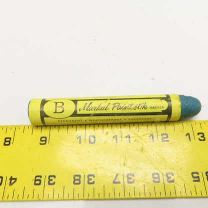 Markal Blue Paint Stik Marker Long Lasting Weather Proof Box Of 11