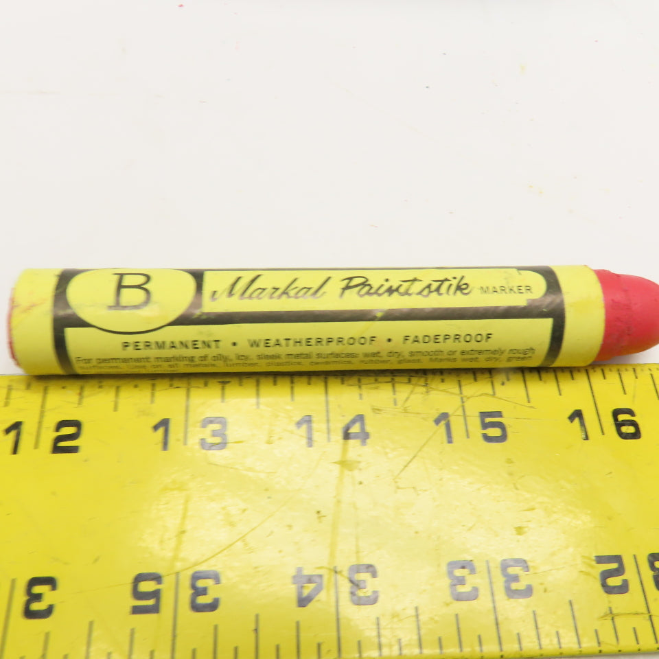 Markal Red Paint Stik Marker Long Lasting Weather Proof Lot Of 12
