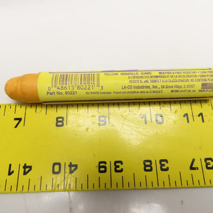 Markal Yellow Paint Stik Marker Long Lasting Weather Proof Lot Of 12