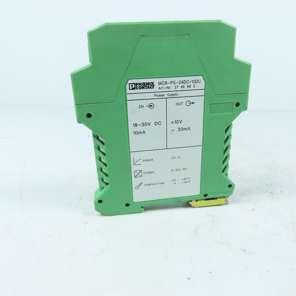 Phoenix Contact MCR-PS-24DC/10DC DC/DC Power Supply Module 24VDC In 10VDC Out