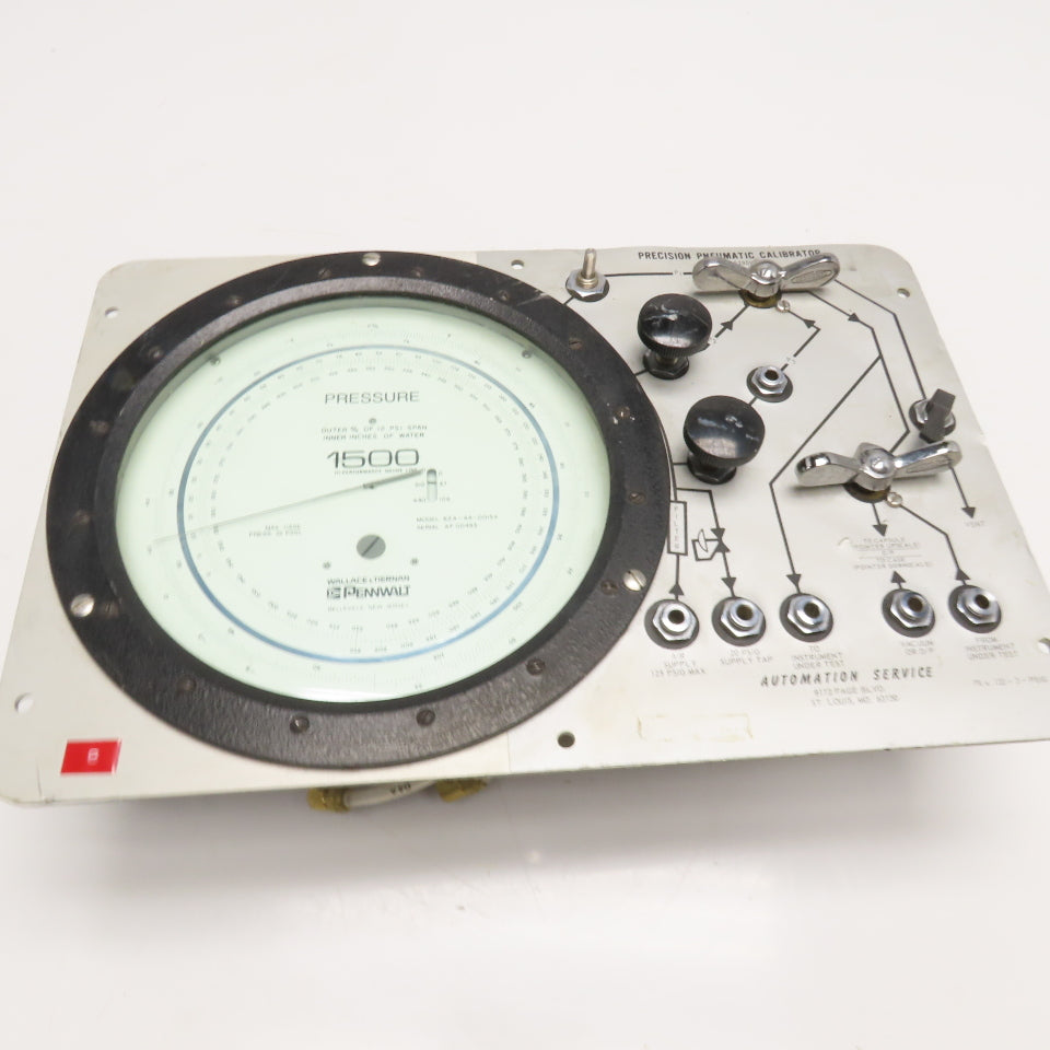 Wallace Tiernan Pennwalt 62A-4A-0015X 6200H Precision Pneumatic Calibrator