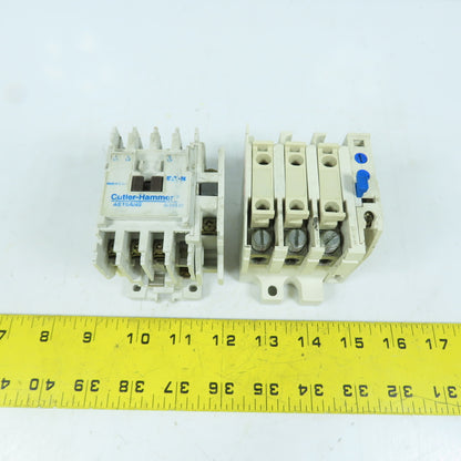 Cutler-Hammer C306GN3 AE16AN0 Contactor & Thermal Overload Relay Bundle Lot/2