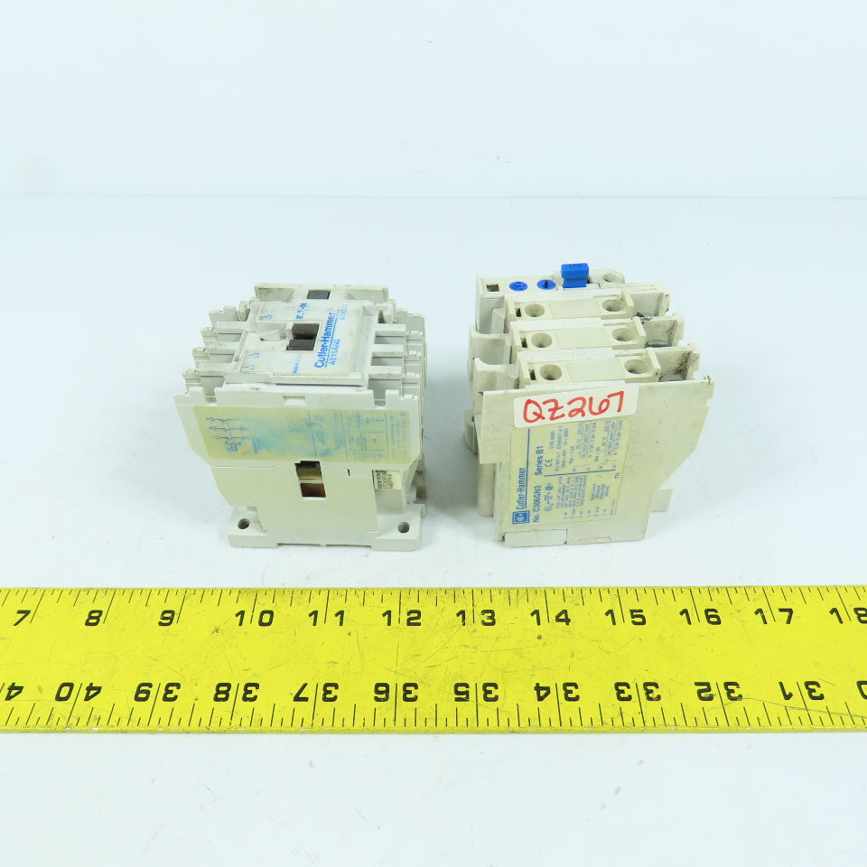 Cutler-Hammer C306GN3 AE16AN0 Contactor & Thermal Overload Relay Bundle Lot/2
