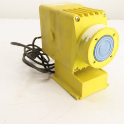Liquid Metronics Inc A301-91T Chemical Metering Pump 14.4 GPD 115V Yellow