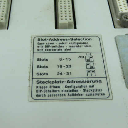 Indramat 243074 RECO-E.00/01 8-Slot I/O Expansion Rack Backplane for RECO System