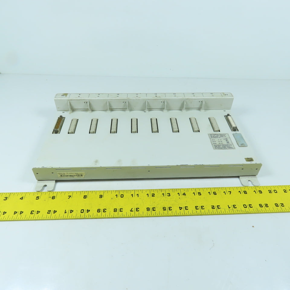 Indramat 243074 RECO-E.00/01 8-Slot I/O Expansion Rack Backplane for RECO System