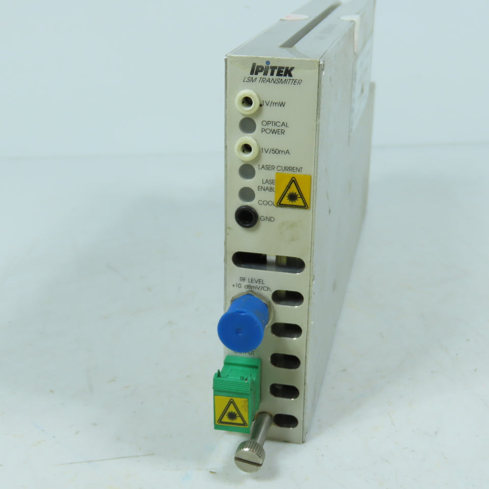 IPITEK 03-5518-1062 MLS-TXD-01-06-SC LSM Laser Transmitter Module RF to Optical